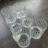 6 Baccarat Harmonie crystal glasses