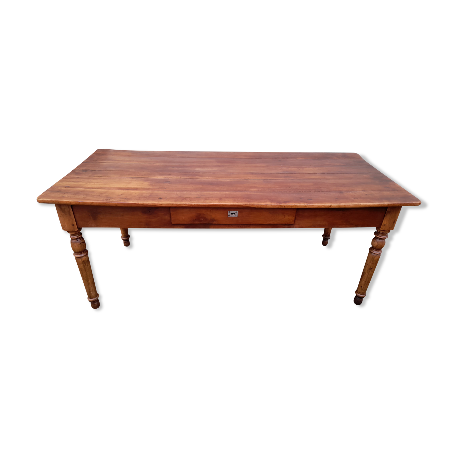 Farm table Louis Philippe in walnut 19th -1m83