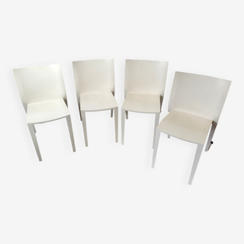 4 chaises des années 80 du designer Philippe Starck