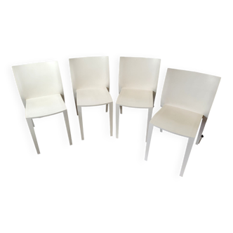 4 chairs from the 80s by designer Philippe Starck Des