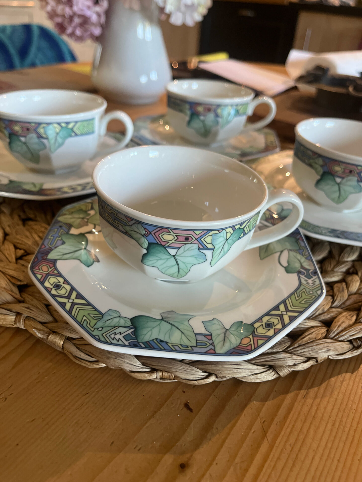 4 tasses à café Villeroy et Boch