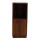 Cabinet with vinyl storage compartment