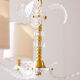 Suspension tropicale en plexiglass et laiton