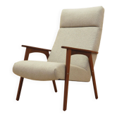 Fauteuil en teck, design danois, années 1970, fabriqué au Danemark