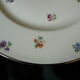 Set de 12 assiettes plates Limoges décor fleuri