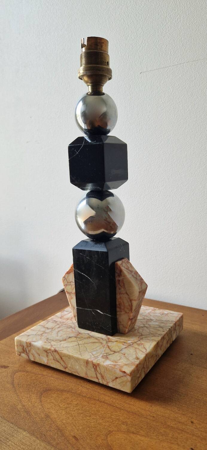 Art Deco modernist lamp base