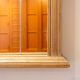 Beech wood framed mirror, Spain, 1940's, 168x88 cm