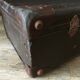 Vintage brown suitcase handle in Bakelite