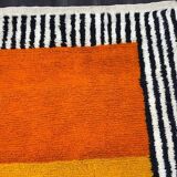 Beni mrirt rug in natural wool size 150 x 250 cm