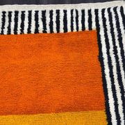 Beni mrirt rug in natural wool size 150 x 250 cm