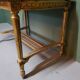 19th Century French Louis XVI style coffee table with marble top