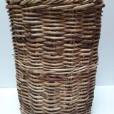 High basket 55cm round rattan old