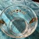Vintage Walther punch bowl set + 6 floral cups - 1970s