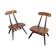 Set of 2 armchairs by Ilmari Tapiovaara for Laukaan Puu, 1950s