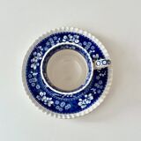 2 Spode Copeland “Blue Tower” Espresso Cups with Saucers – English Vintage