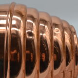 Old copper pot cover