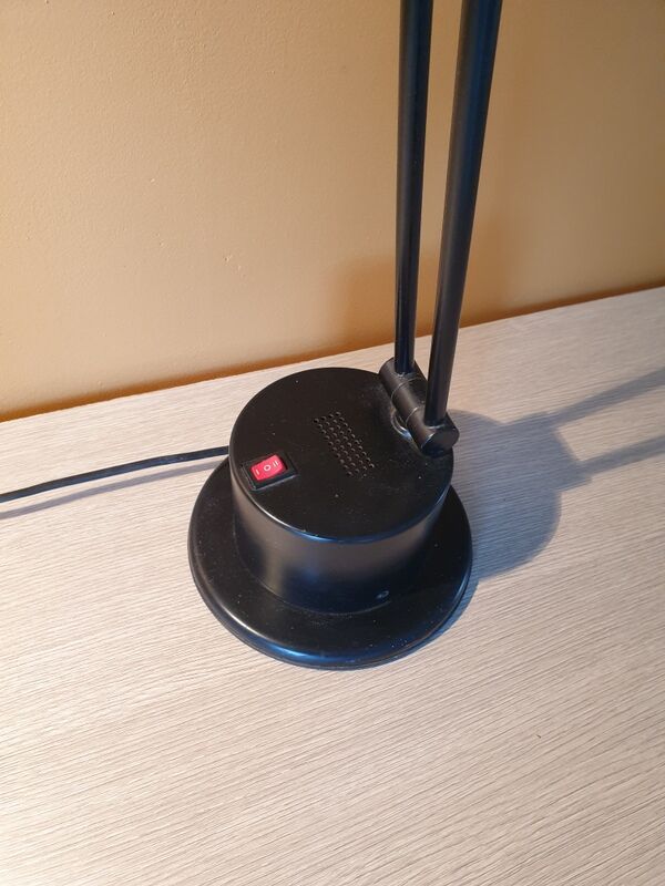 Stilplast orientable desk lamp, alogen lampade series, Italian design 1980