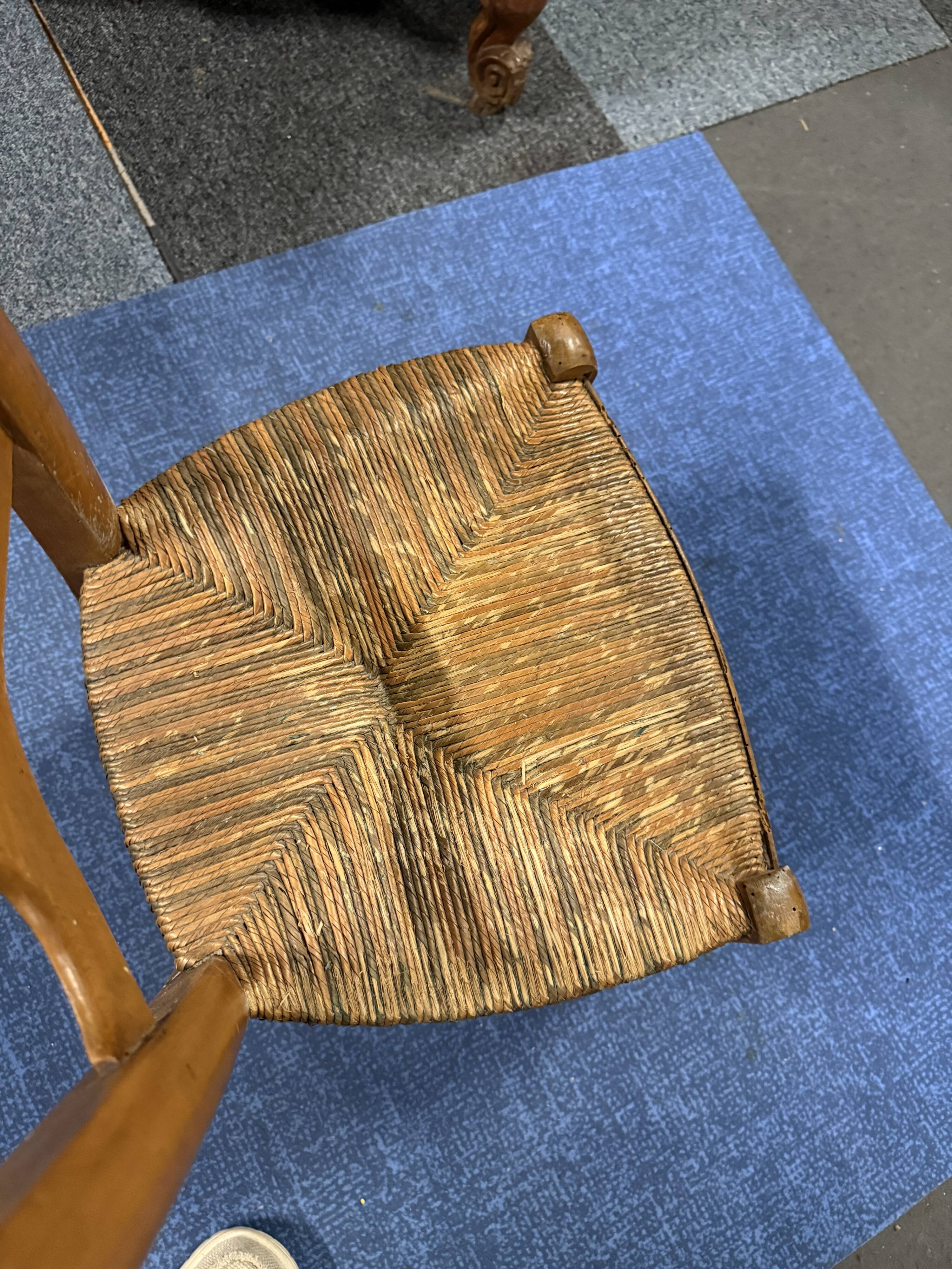Children's walnut chair