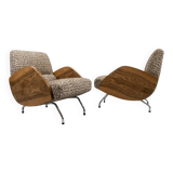Model "360" Armchairs By Janusz Różański, Poland, 1950s, Set Of 2
