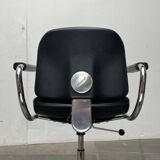 Vintage swivel office chair German model Eurochair 5600 by Fritz Makiol for Girsberger, 1970s.