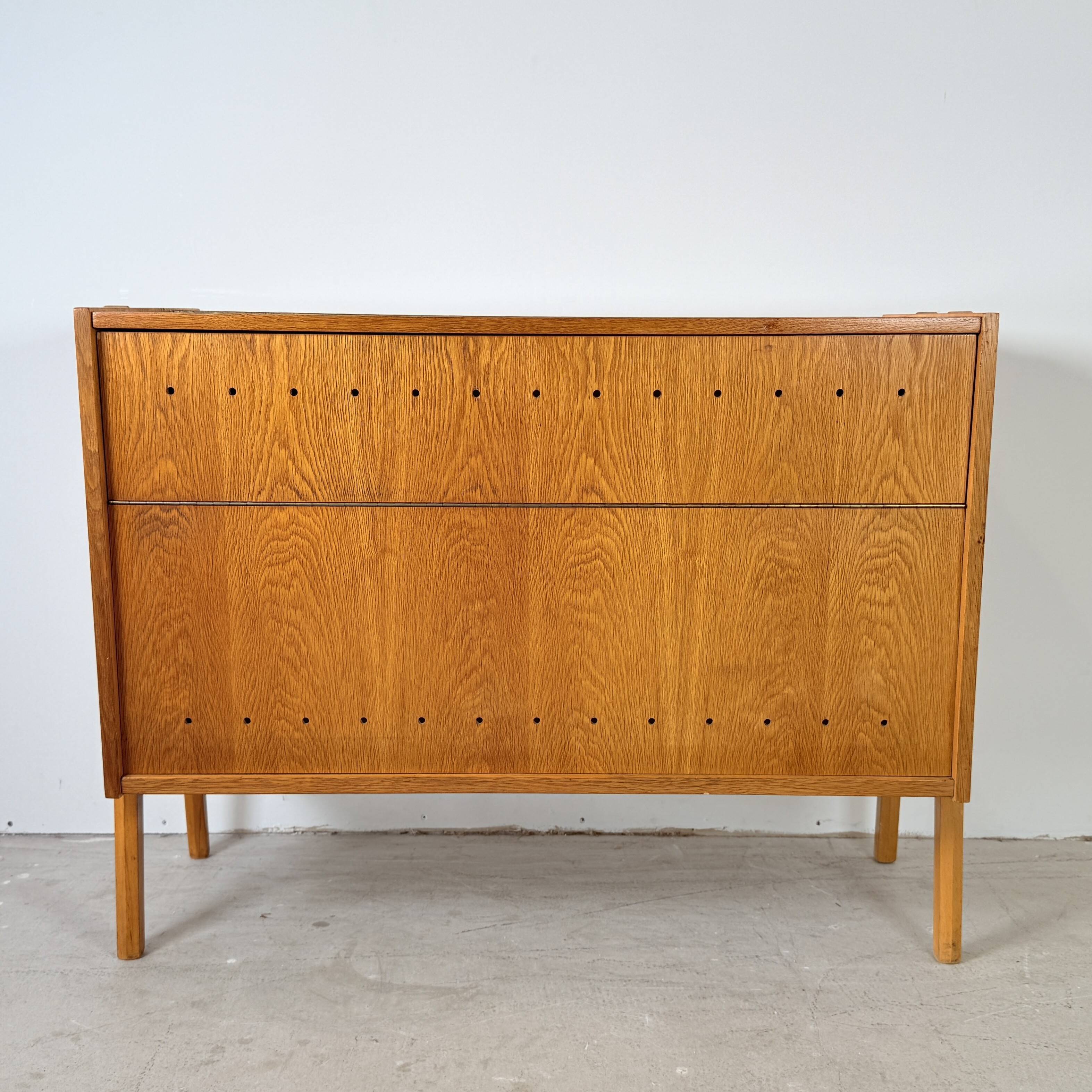 Vintage blanket chest/ toy chest, Frantisek Jirak