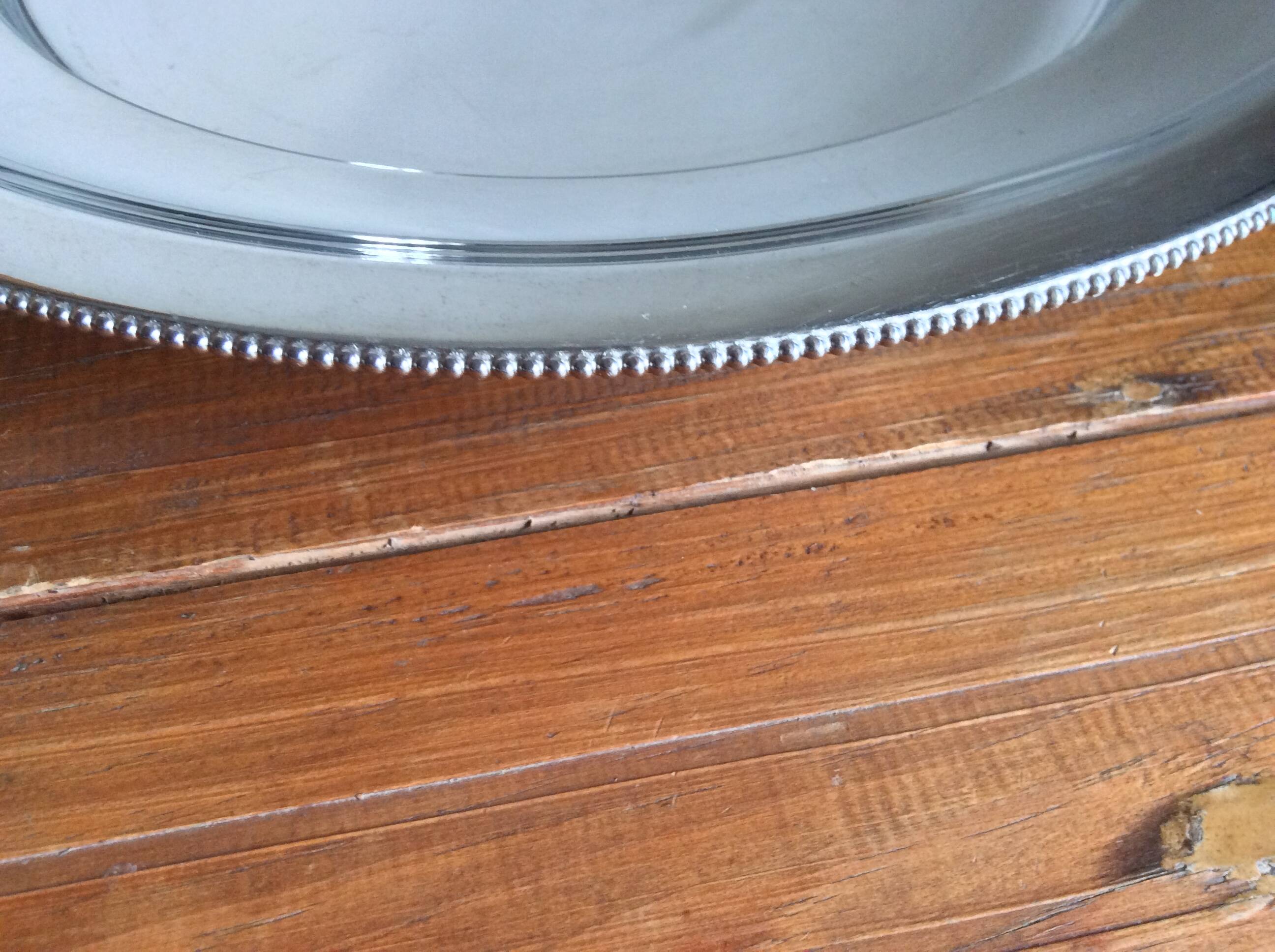 Stainless steel pearl plate