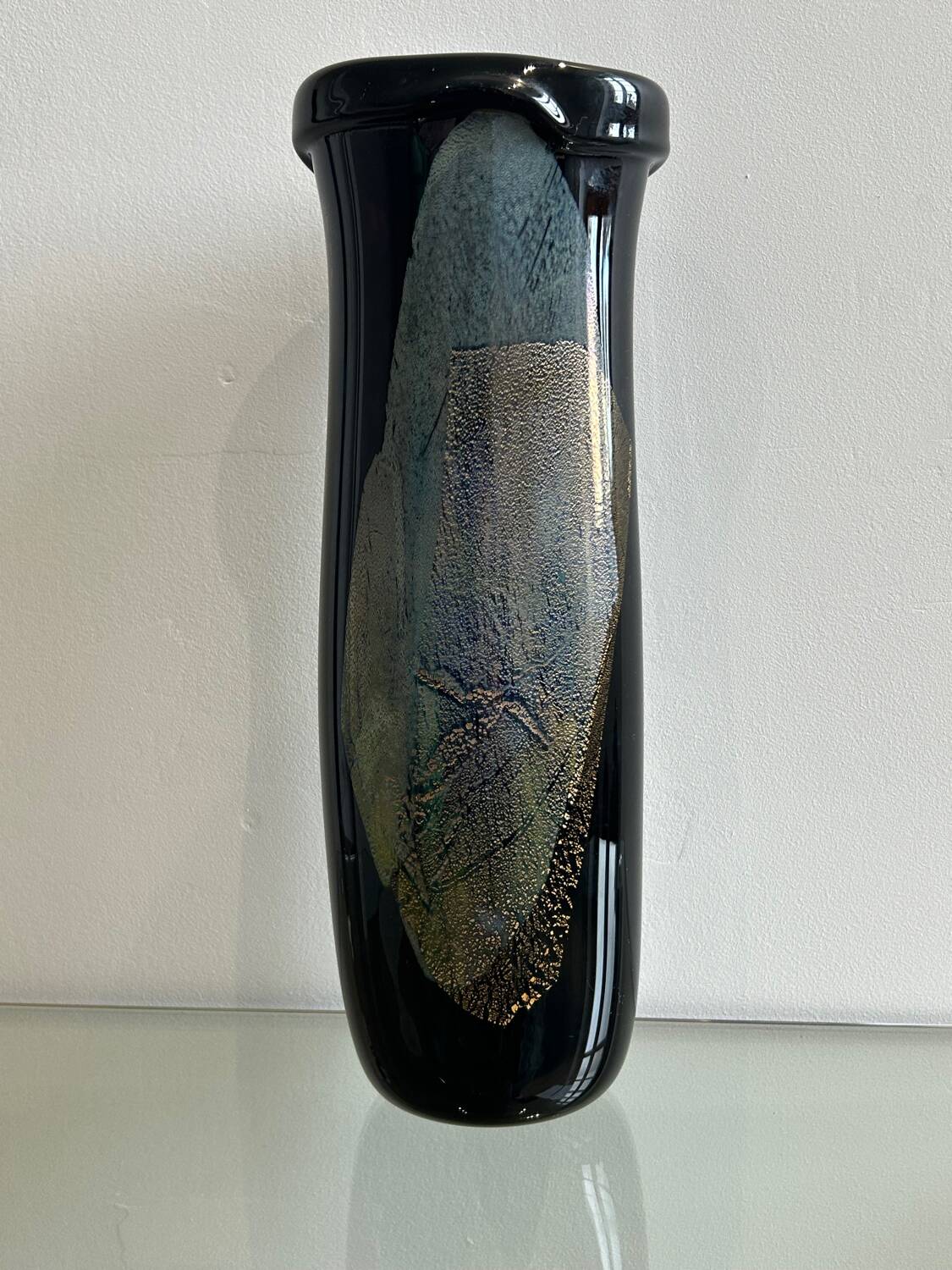 Blown glass vase