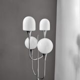 4-globe chrome lamp in the 70s in the taste of Sciolari