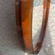 Syla round cap mirror from the 70s in smoked amber plexi