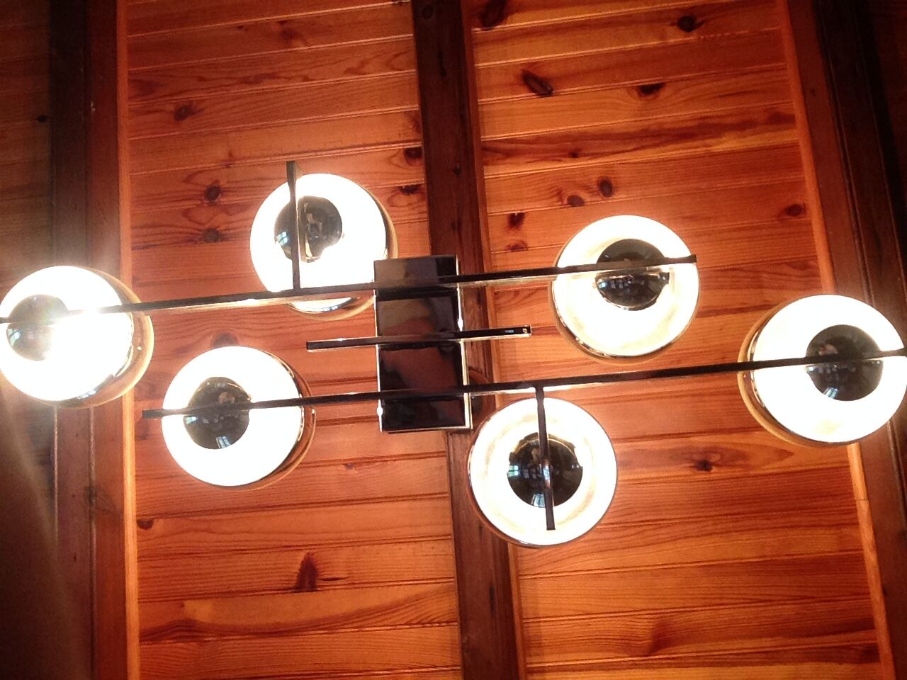 Italian chandelier, vintage 70