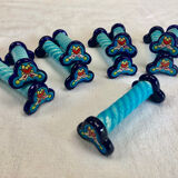 9 knife holders Enamels of Longwy