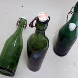 3 old bottles of Dijon breweries