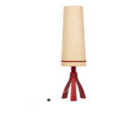 Space age floor lamp with tripod base (Germany, 1970s).