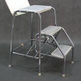 Vintage Metal Stool, 1980s