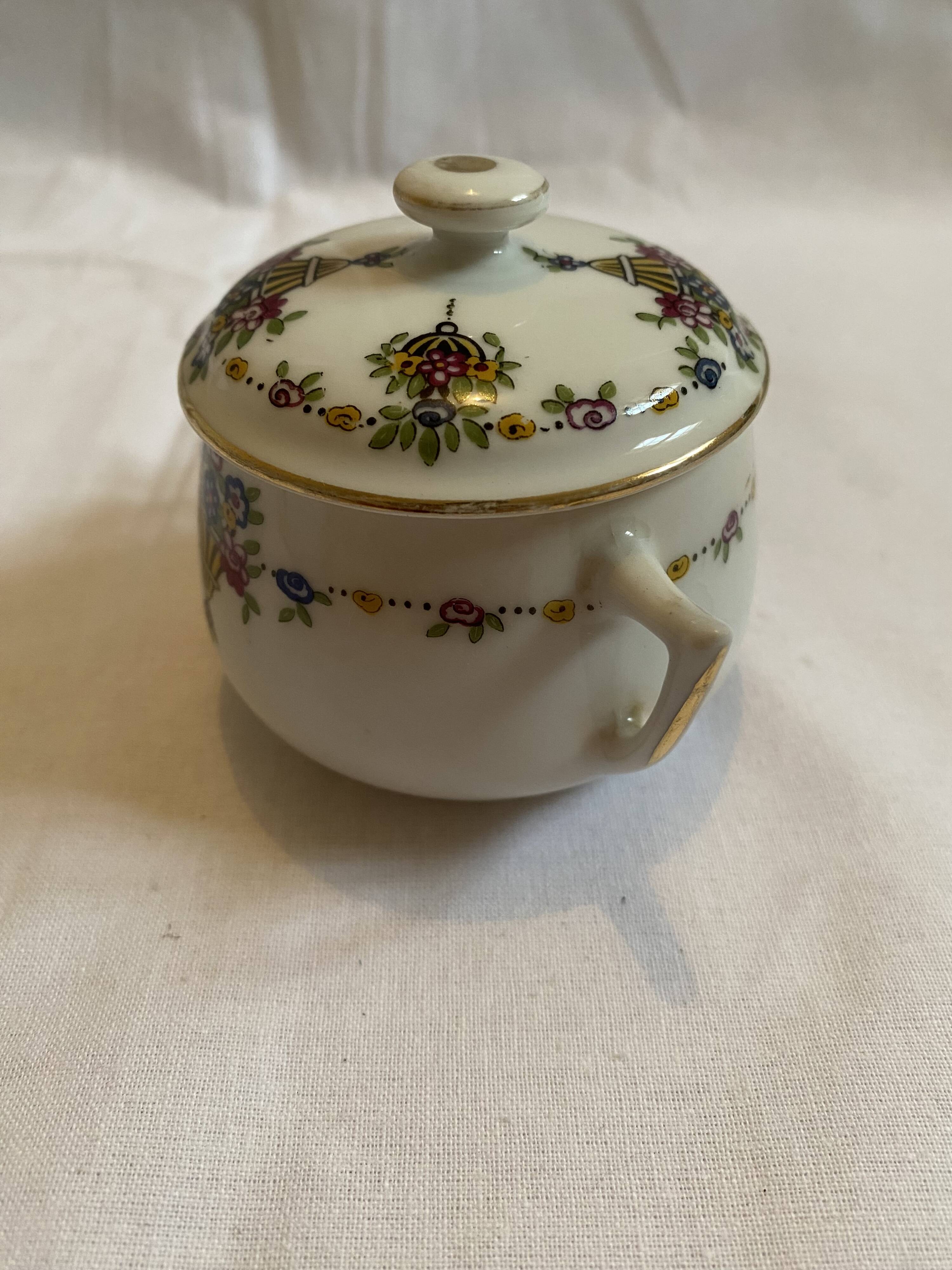 Limoges porcelain sugar bowls