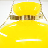 Midcentury glass chandelier, 1960