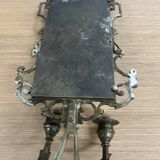Napoleon III wall mirror with 2 bronze holders