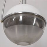 Vintage arc lamp from the 70s focus model design fabio lenci for guzzini