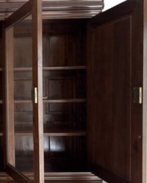 Bibliothèque en bois massif