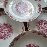 6 antique plates Hertel Jacob