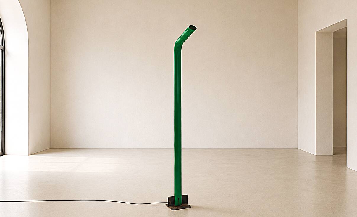 Floor lamp by Gianfranco Frattini - Prototype of the Orchidea model 1970/80