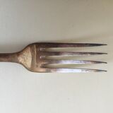 Set of 12 silver metal cutlery