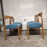 Vintage Scandinavian teak chairs 1960