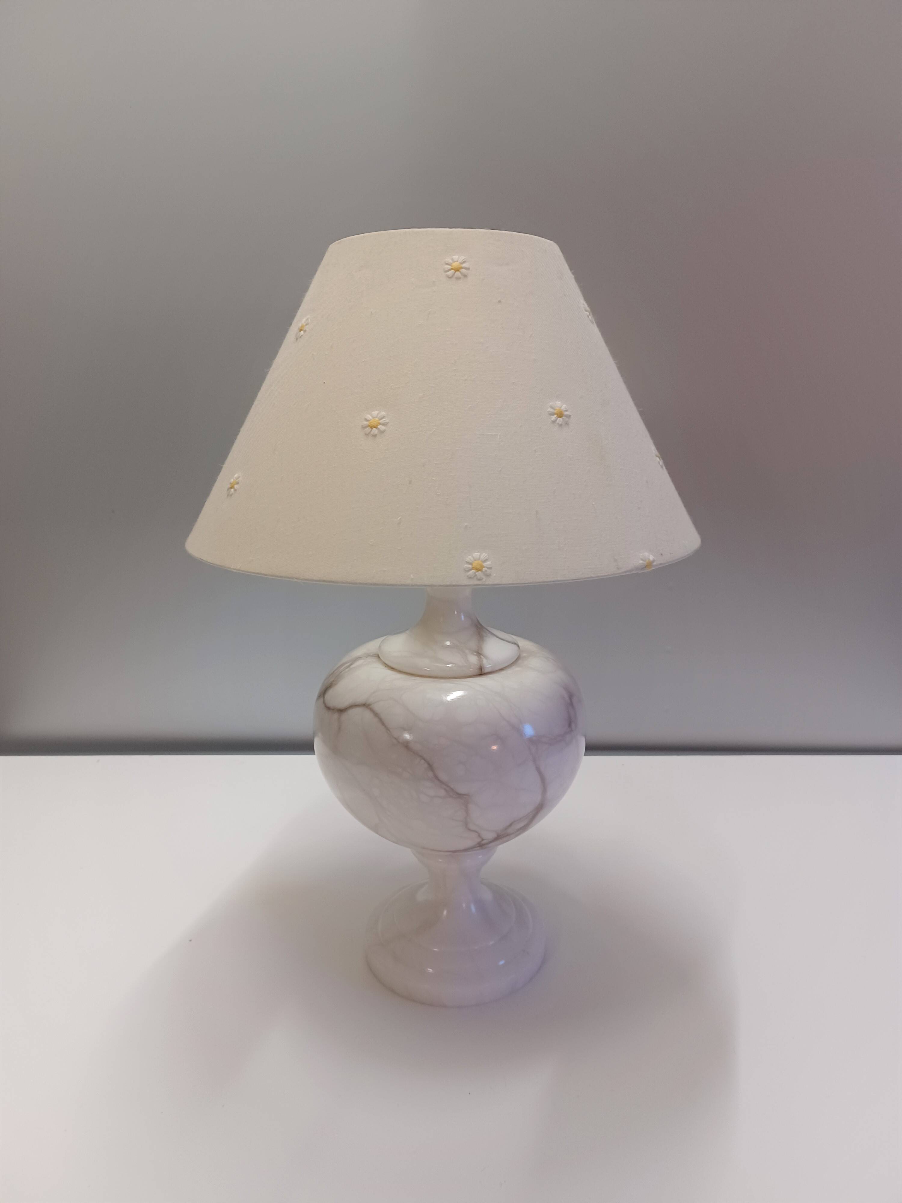 Vintage table lamp - Marble / onyx base - 1960