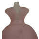 Vase/amphore rose et blanc, Murano Nason