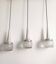 Trois suspensions space age Staff Leuchten 1970
