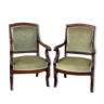 Pair of Restoration style armchairs