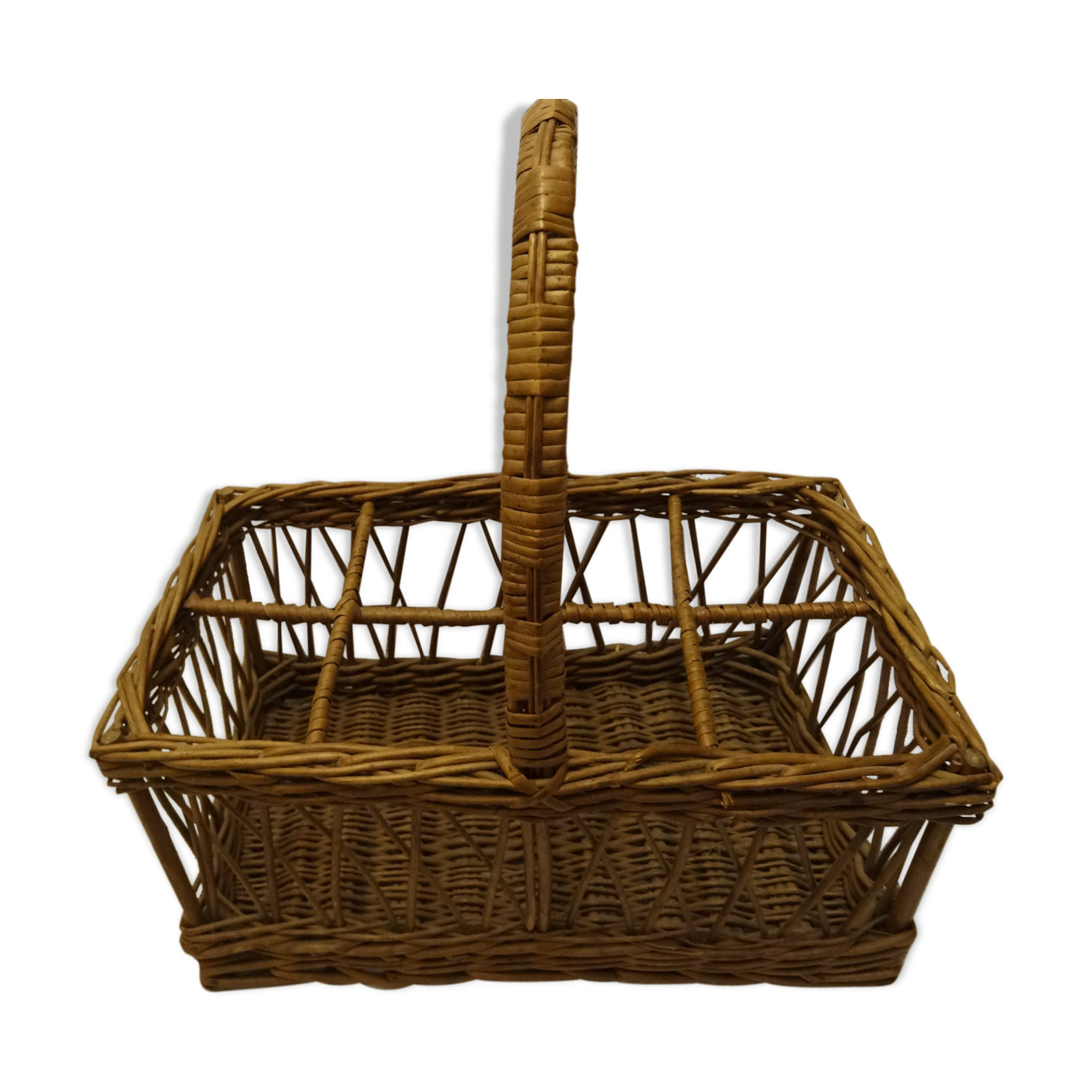 Rattan bottle holders