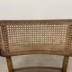 Office chair or bridge chair from the 1920s, wooden frame, backrest.