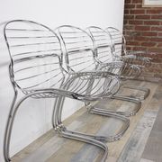 Set of 4 chairs Sabrina Italian design of the 1970s Gastone Rinaldi